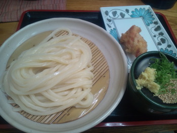 本日のお昼うどん