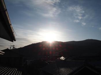 気持ちいい朝。