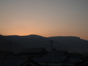 島の朝