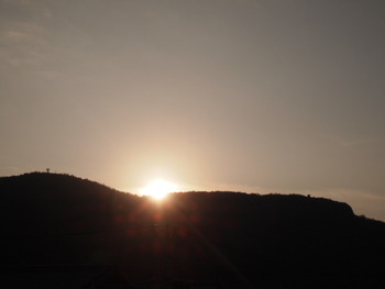 島の朝