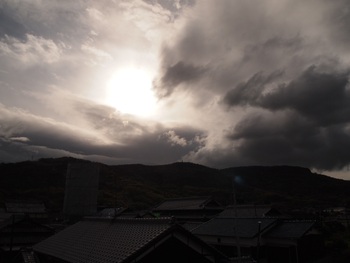 今朝も風つよぉ～