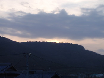 島の朝