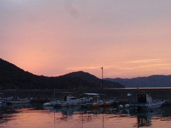 夕方になって