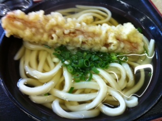 本日のお昼うどん
