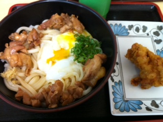 本日のお昼うどん