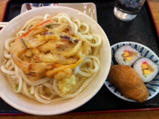 本日のお昼うどん