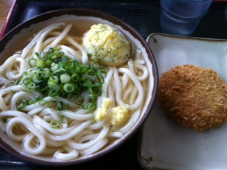 本日のお昼うどん