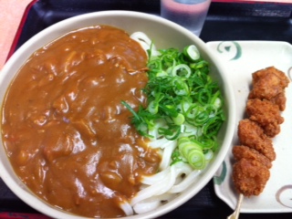 本日のお昼うどん