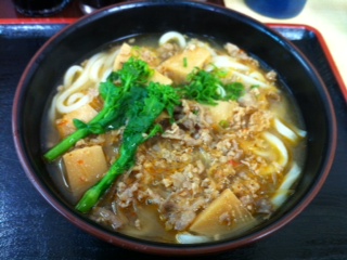 本日のお昼うどん