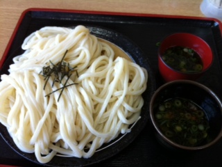 本日のお昼うどん