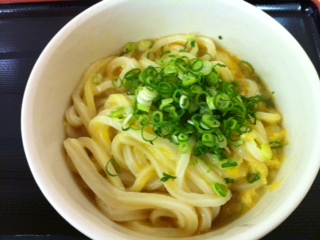 本日のお昼うどん