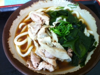本日のお昼うどん