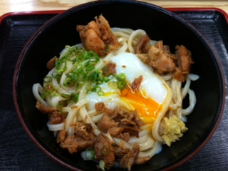 本日のお昼うどん