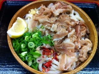 本日のお昼うどん
