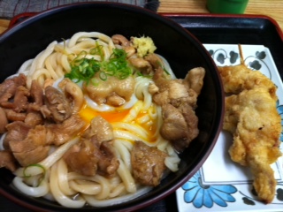 本日のお昼うどん