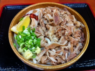 本日のお昼うどん