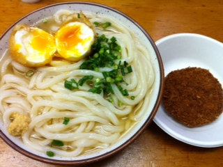 本日のお昼うどん