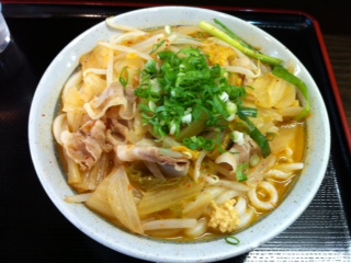 本日のお昼うどん