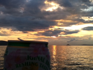夕方のサンポートにて