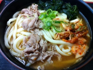 本日のお昼うどん