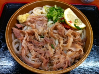 本日のお昼うどん