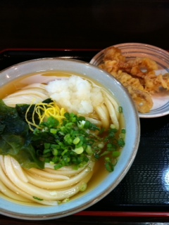 本日のお昼うどん