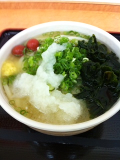 本日のお昼うどん