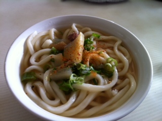 本日のお昼うどん