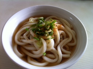 本日のお昼うどん
