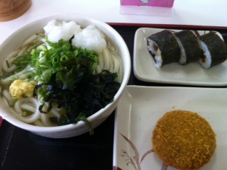 本日のお昼うどん