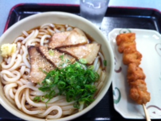 本日のお昼うどん