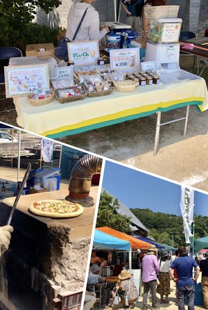 夏の荘内半島で 『箱裏マルシェ』