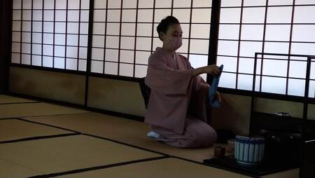 片桐石州350年祭のお茶会。