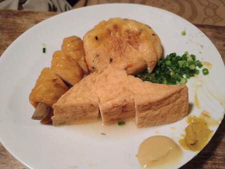 ご近所、おでん #ことこと で晩ごはん。