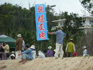 3/22 「普天間基地野嵩ゲート」の清掃にゆきました！