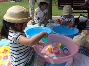 鴻の池公園でお外遊び