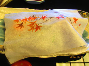 祝いの膳は桜茶から・・