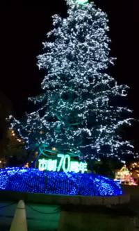 坂出駅前のイルミネーション