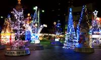 坂出駅前のイルミネーション