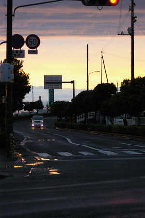昨日の夕暮れ