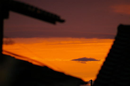 昨日の夕暮れ