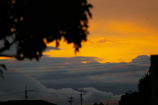 昨日の夕暮れ
