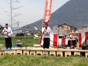 4/15　郡家「れんげ祭り」終了しました！