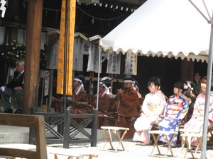 5/5　護国神社で戦没者慰霊祭