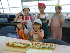 笑顔で子供料理inアルテ