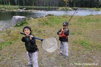 管理釣り場にて2