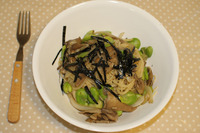 そらまめパスタ。