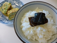 小豆島の佃煮で朝ごはん。