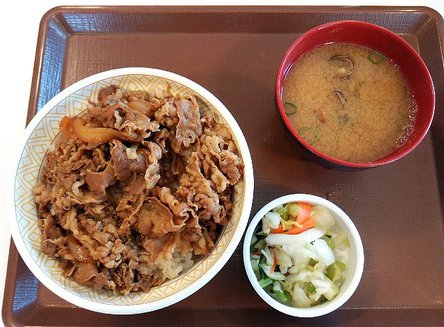 今日のランチ水曜日　「すき家　高松郷東店」