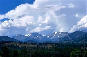 Camping in the Rocky Mountains